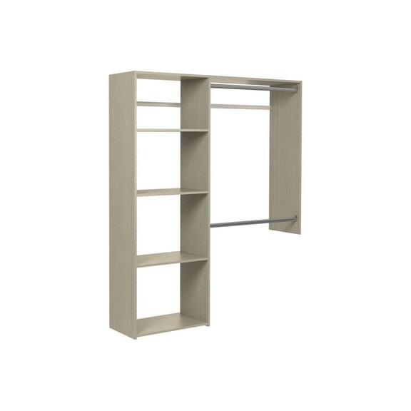 Easy Track 36''W - 60''W Shelving Closet System
