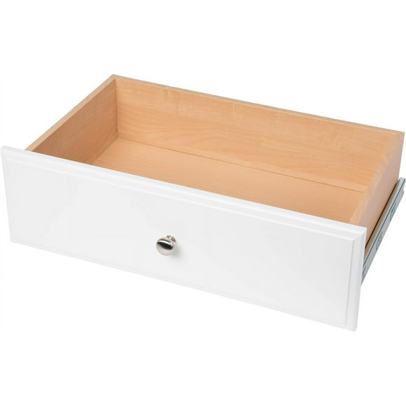 Easy Track 8" Drawer Closet Storage, White