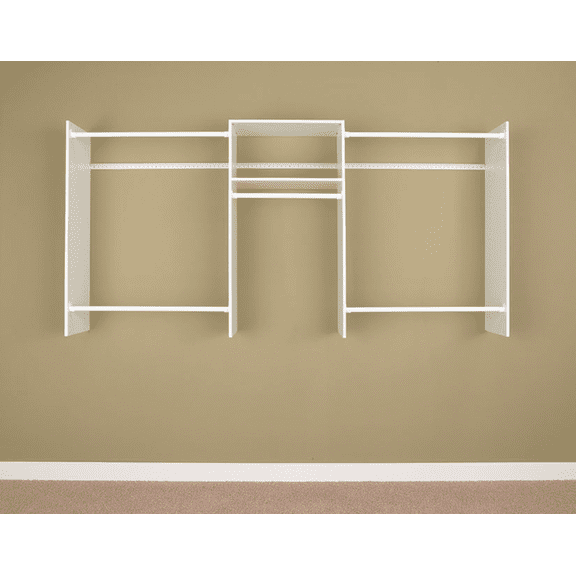 Easy Track Basic Starter Closet System - Pack of 4  Residential Use, Standard Application