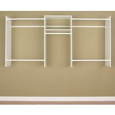 Easy Track Basic Starter Closet Organizer System RB1448 - Storage - 8 Ft, Multicolor
