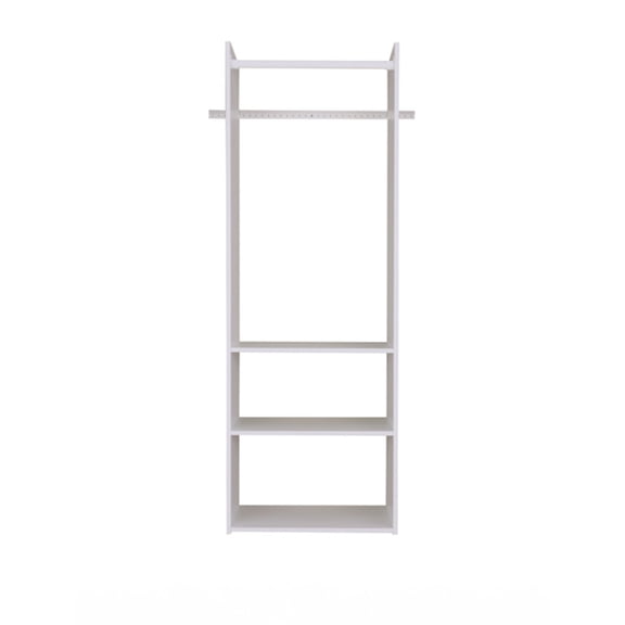 Easy Track Closet Easy Track 72in. White Hanging Tower Kit RV1472
