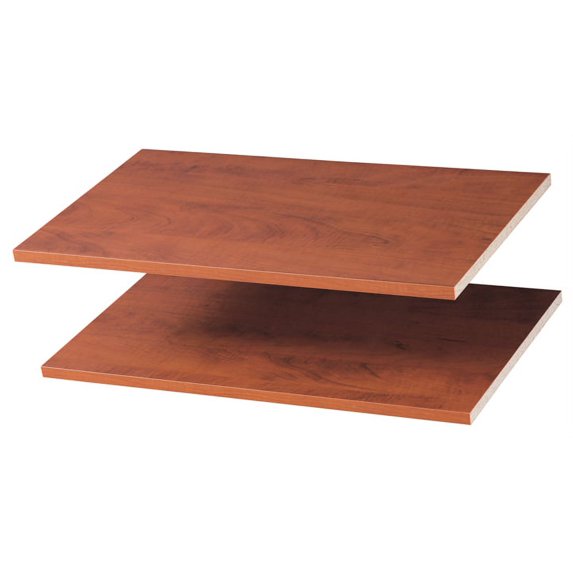 Easy Track Closet RS1423-CON 24" Cherry Shelves, 2 Count