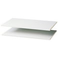 thumbnail image 1 of Easy Track Closet RS1436ON 35" White Shelves, 2 Count, 1 of 3