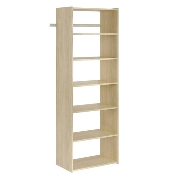 Easy Track Essential Shoe Tower Storage and Organizer Kit, Honey Blonde