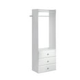 thumbnail image 1 of Easy Track PH32-WH 25-1/8" Wide Elite Closet Organizer System - White, 1 of 7