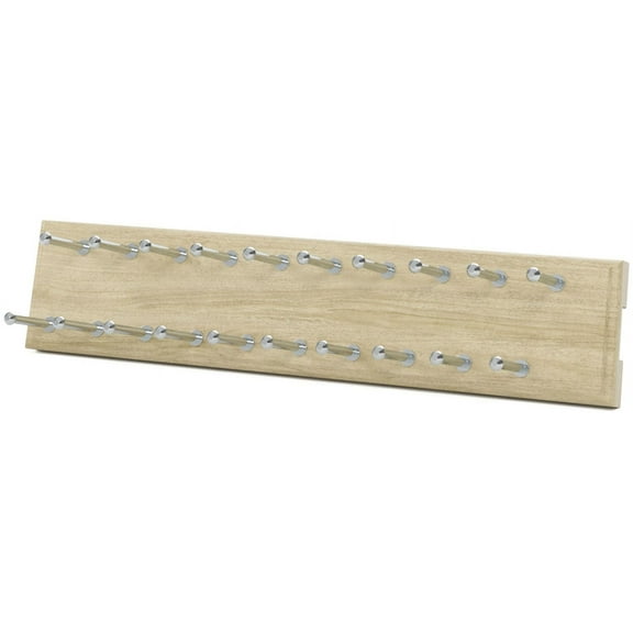 Easy Track Ra1200 17" Tie Rack For Easy Track Closet System - Honey Blonde
