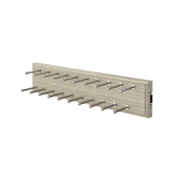 Easy Track Ra1200-Cg Sliding Tie Rack - Weathered Grey