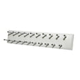 thumbnail image 1 of Easy Track Ra1200 Sliding Tie Rack - White, 1 of 4