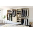 thumbnail image 1 of Easy Track Wood Laminate Dual Tower Closet Organizer, 1 of 5