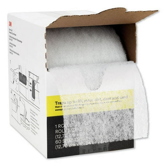 Easy Trap Duster, 5" X 30 Ft, White, 1 60 Sheet Roll/box | Bundle of 2 Boxes
