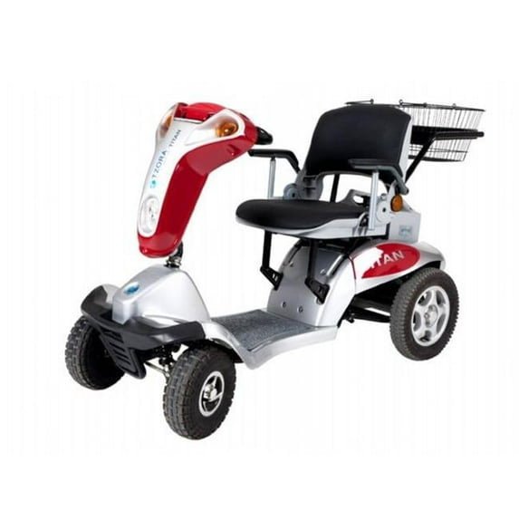 Easy Travel Mid Range Scooter-4 Wheel Titan 4 Blue