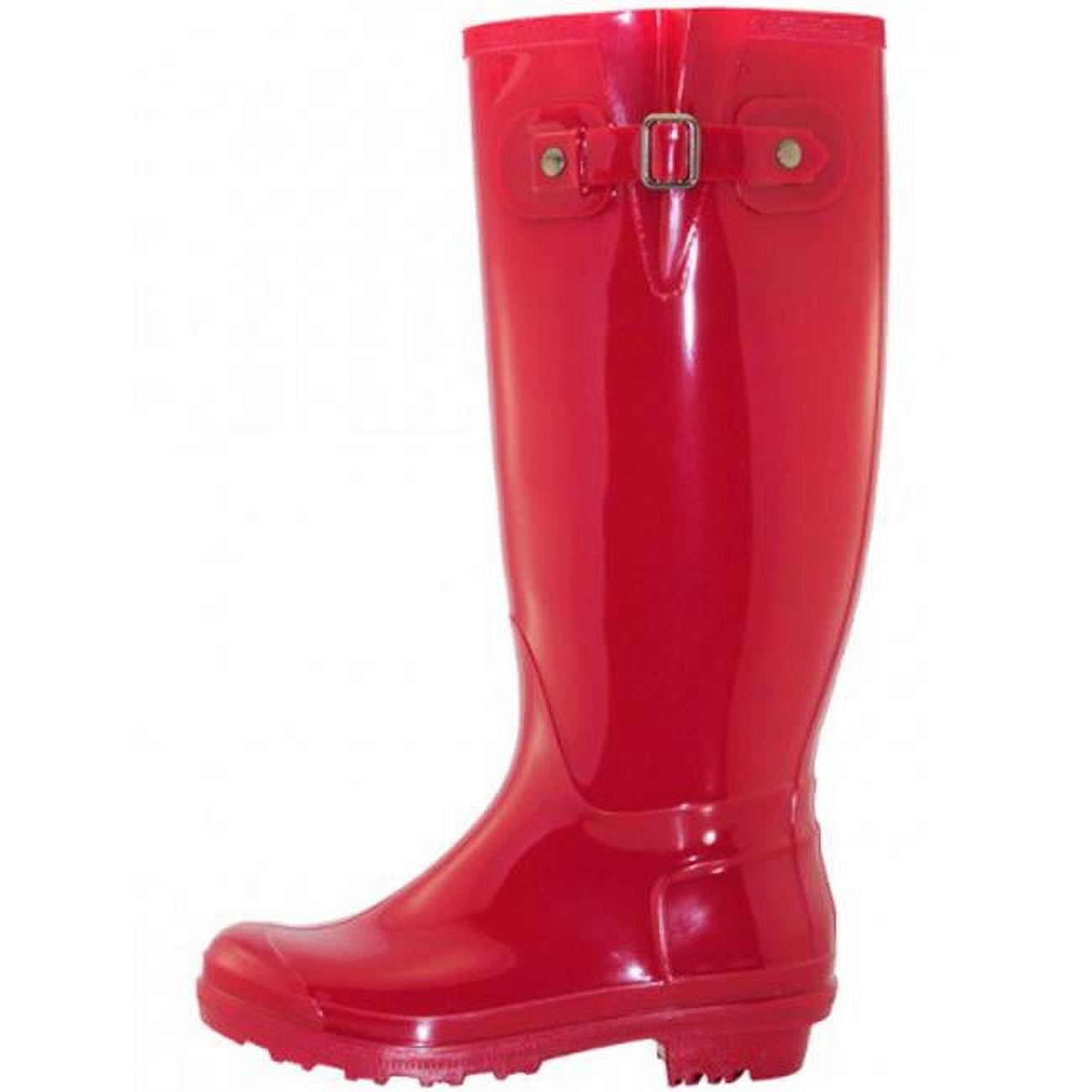 Wide calf red rain boots sale