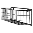 thumbnail image 1 of Easy-Up 22" Wire Storage Basket | Heavy-Duty Coated Steel with Mounting | Color Black, 1 of 5