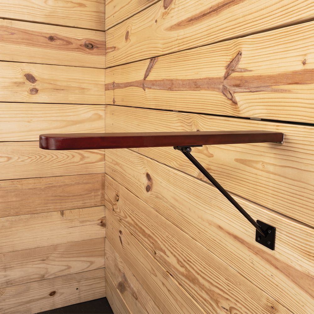 Easy-Up Collapsible Wooden Wall Mounted Saddle Rack | Color Medium ...