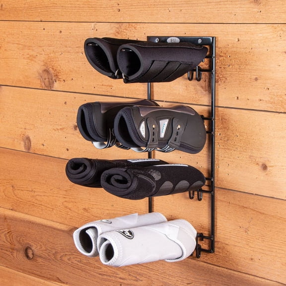 Easy-Up Horse Boot Rack | Holds 4 Pairs of Boots |Mountable & Collapsible Design