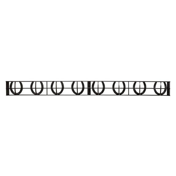 Easy-Up Pro Mountable Horseshoe 8 Hook Rack | Durable Horseshoe Design