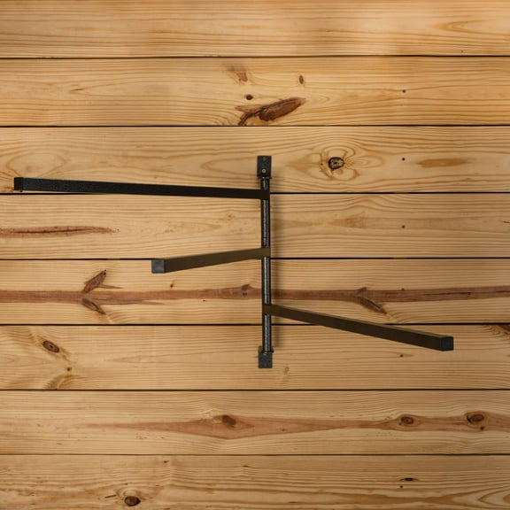 Easy-Up Pro Series Mounted 3 Arm Swivel Saddle Pad Rack | Color Gray