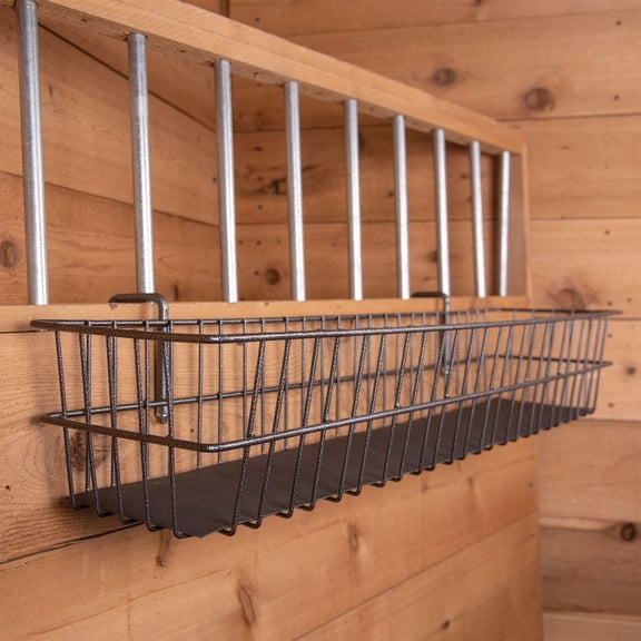 Easy-Up Pro Series Rail Basket | Convenient Size for Organizing Barn Items