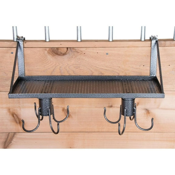 Easy-Up Pro Series Shelf with Swivel Tack Hooks | Rotatable Organization