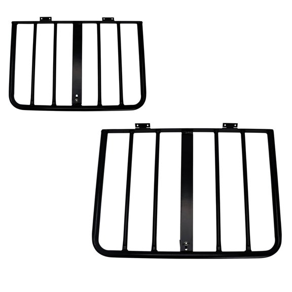 Easy-Up Safety First Hay Rack Top Lids | Grazing for Stables | Large | Black