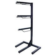 Easy-Up Swivel Saddle Rack with Tack Hooks | Ideal for Horse Tack Rooms | 3 Tier