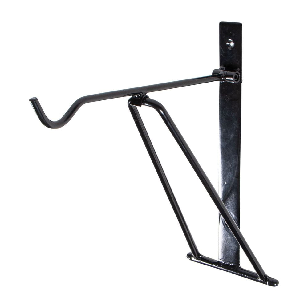 Black Powder Coated Wall Mount Collapsible Utility Hanger