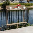 thumbnail image 1 of Easy - Use Outdoor Table / Gray Acacia for Balconies / Enhances Patio Experience, 1 of 5