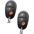 thumbnail image 1 of 2PCS Keyless Entry Remote Fit for Toyota Tundra Tacoma Highlander Sienna Sequoia 2004-2017 Replace 89742-AE010 Key Fob Keyless Entry FCC ID GQ43VT20T, 315Mhz, 1 of 6