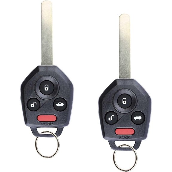 Easy to Use 2X Keyless Entry Remote Head Car Key Fob Control 4-Button High Security Replacement for 2011-2014 Subaru Legacy Outback (CWTWB1U811, 57497AJ10A, 4D 60)