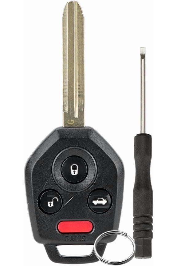 315MHZ Remote Key Fob for Subaru 4-Button Remote Control CWTWB1U811 with Matching Code and Key Ring and Screwdriver (4 Button ID G Chip)