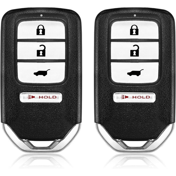 Easy to Use Car Key Fob Remote Keyless Entry Control KR5V2X 433MHz 4 Button Replacement for 2016-2020 Honda Civic Odyssey Pilot LX CR-V - 2 Pack