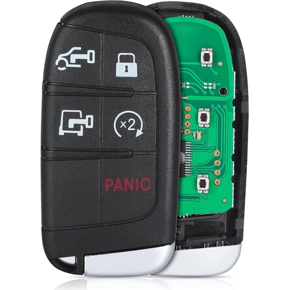 Easy to Use Car Keyless Entry Remote Control Smart Key Fob for Ram ProMaster 1500 2500 3500 2022 2023 2024 M3N-40821302 7FF25LXHAB 4A Chip 434MHz 5 Buttons
