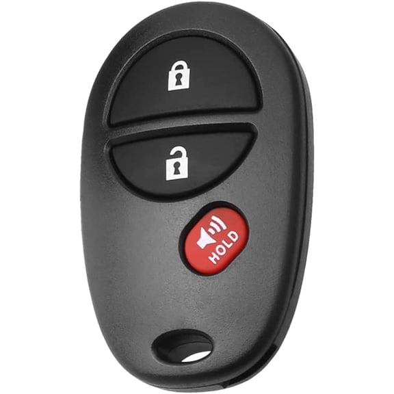 Easy to Use GQ43VT20T Car Key Fob Keyless Entry Remote 3 Button Vehicles Replacement Compatible with Tundra Tacoma Sequoia Highlander Sie-nna