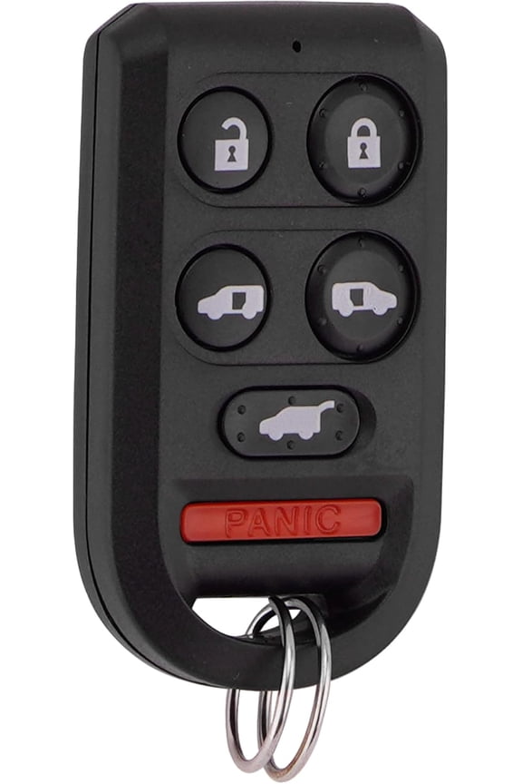 Easy to Use for Honda Key Fob Replacement with Key Ring Compatible with 2005 2006 2007 2009 2009 2010 Honda Odyssey 6 Buttons Keyless Entry Remote Control OUCG8D-399H-A 72147-SHJ-A61(KE-Hod-6R)