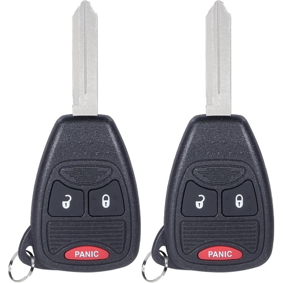 Easy to Use Key Fob Compatible for Ram 1500 2500 3500 2006 2007 2008 2009 Caliber Nitro Avenger Jeep Wrangler Patriot Compass Chrysler PT Cruiser Keyless Entry Remote