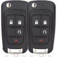 thumbnail image 1 of Easy to Use Key Fob Keyless Entry Remote Control Compatible with Chevrolet Chevy 2016-2021 Equinox Sonic/2015-2016 lmpala/2010-2016 Terrain Car Key Replacement for OHT01060512, 2-Pack, 1 of 6