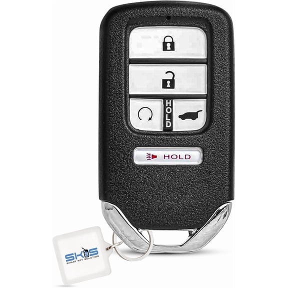 Easy to Use Key Fob Keyless Entry Remote Start Replacement for Honda Pilot 2016-2018 for Civic CR-V 2017-2020 KR5V2X 5 Buttons 433 Mhz ID47 Chip