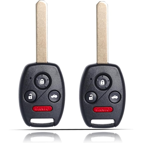 Easy to Use Key Fob Remote Replacement Fits for Accord 2003 2004 2005 2006 2007 FCC ID: OUCG8D-380H-A Keyless Entry Remote Control 35118-SDA-A11 46CHIP (Pack of 2)
