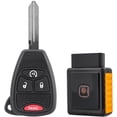 thumbnail image 1 of Key Fob Remote Replacement for Jeep Wrangler 2007-2018 Jeep Compass Jeep Patriot 2007-2017 Keyless Entry Remote OHT692713A, 1 of 6