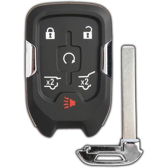 Easy to Use Key Fob Remote for 2015 2016 2017 2018 2019 2020 Chevrolet 6-Button Smart Key - 13580804 HYQ1AA - Professional Programming Required