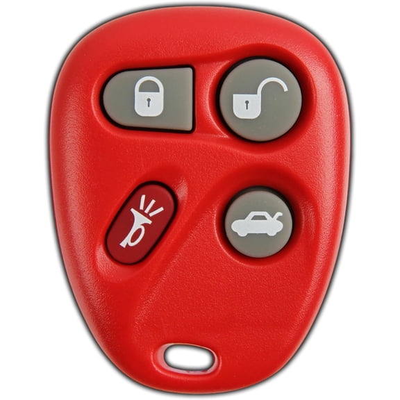 Key Fob Replacement for 2001 2002 2003 2004 2005 Buick Cadillac Chevrolet Chevy Oldsmobile Pontiac Remote, 4-Button 25695954, Locksmith Required