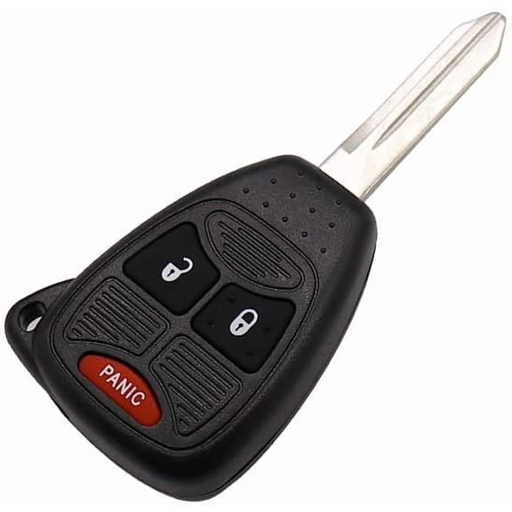 Easy to Use Keyless Entry Remote Car Key Fob 2011 - 2012 for Chrysler 200, 2008 - 2011 for Avenger,2006 - 2008 for Ram, 2006 - 2007 for Jeep Commander Use 3 Button Replace#