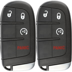Easy to Use Keyless Entry Remote Car Smart Key Fob Starter for Journey Durango M3N-40821302 (Pack of 2)