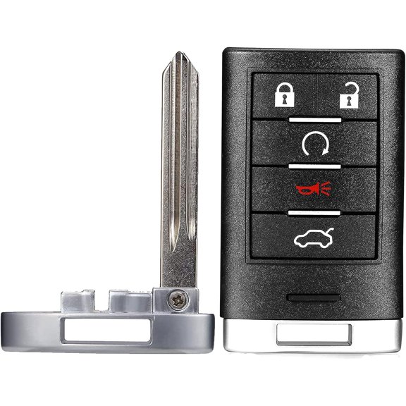 Easy to Use Keyless Entry Remote Control Car Key Fob Fits for Cadillac CTS 2008-2015 Cadillac STS 2008 2009 2010 2011 FCC ID: M3N5WY7777A 315MHz (Pack of 1)