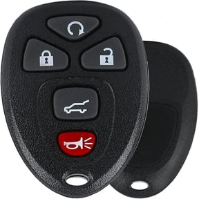 Easy to Use Keyless Entry Remote Replacement Key Fob Clicker Transmitter fit for Enclave Tahoe Yukon 5-Button Set of 2