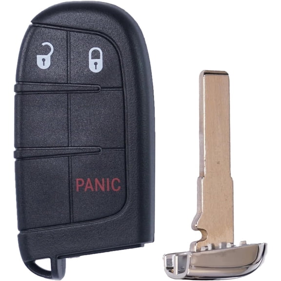 Keyless Entry Remote Smart Control Key Fob Replacement Fits for Jeep Renegade 2015 2016 2017 2018 2019 2020 2021 2022 735657526 6MP33DX9AA*