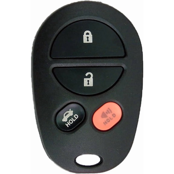 Easy to Use New 4-Button Unlimited Replacement Transmitter for Toyota with Remote FCC ID GQ43VT20T