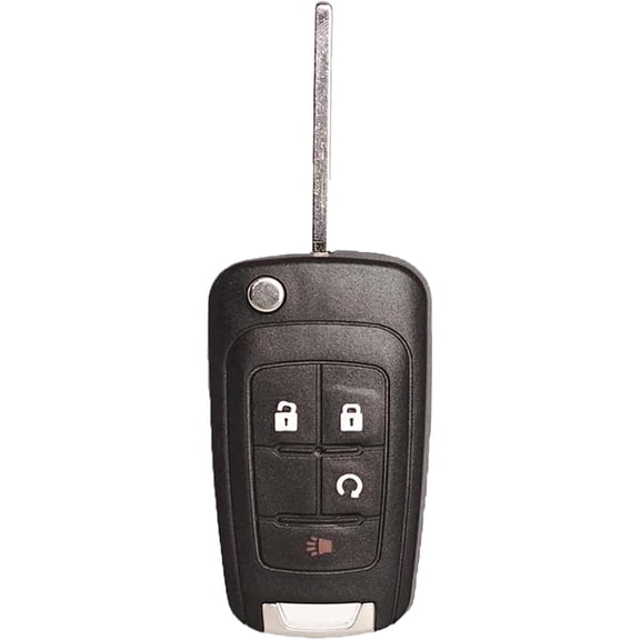 Easy to Use Remote Flip Key Fob Replacement Fits for Terrain 2010-2021 Buick Encore 2014 2015 2016 2017 2018 Chevy Equinox Impala Sonic Keyless Entry Remote Control OHT01060512 V2T01060512 20873622