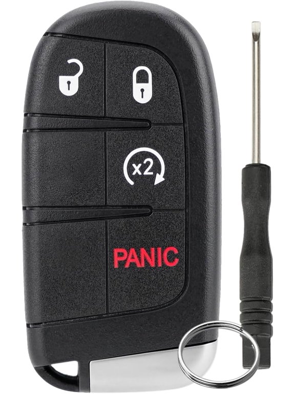 Remote Key Fob for 2014 2015 2016 2017 2018 2019 2020 2021 Jeep Grand Cherokee Keyless Entry Remote 433 MHz FCCID M3N-40821302 with Key Ring and Screwdriverr