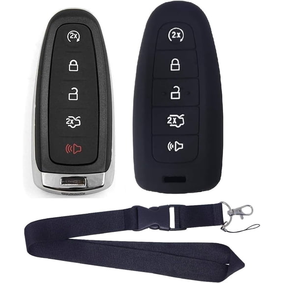 Easy to Use Replacement Keyless Entry Car Remote Start Smart Key Fob for Ford Lincoln M3N5WY8609 + 1 FREE LANYARD